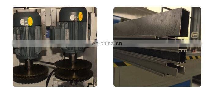 Double Head Aluminum Profile End Face Milling Machine Aluminum Profile Milling Machine Window Frame Milling Machine