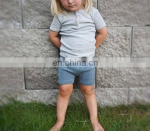 Wholesale fashion knitted kids 2020 sweater shorts Knitted Boys short