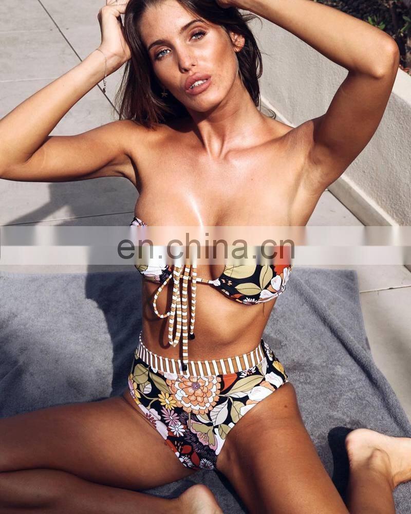 Bikini 2019 women split bikiniS speed selling sexy bandage print swimsuit swim suit swimwear women