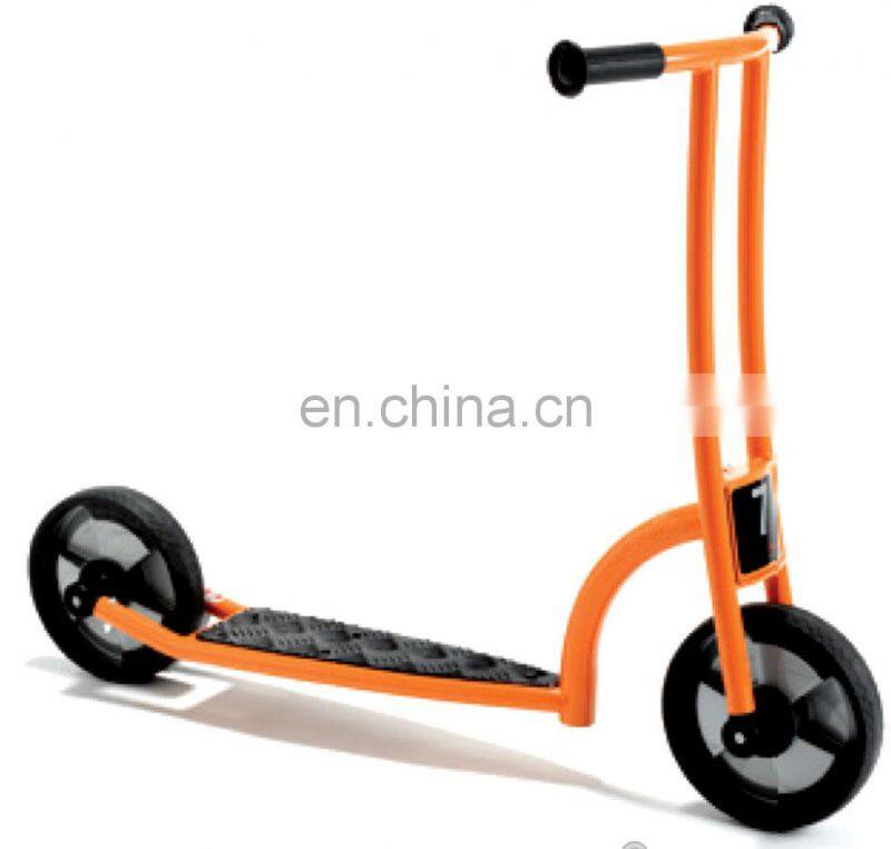 Orange two wheeled scooter,Kindergarten equipment toyts