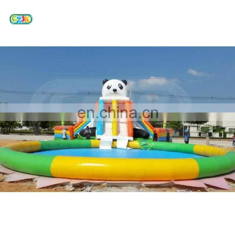 Animal panda china commercial inflatable water park for sale