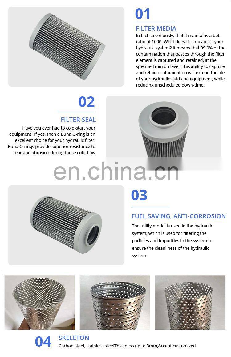 Cheap Price Replacement Power Plant Drainage Tower System Hydraulic Oil Filter Element
