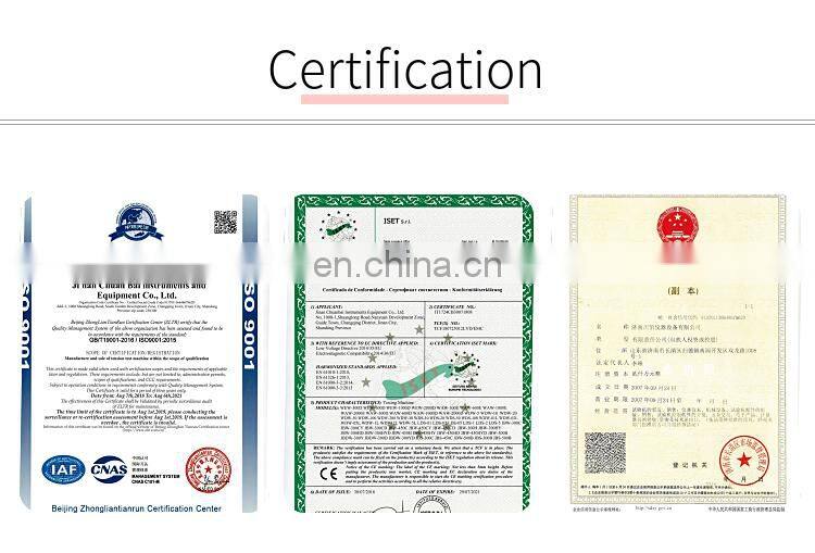 Pressure strength testing machine concrete mortar material compression tester