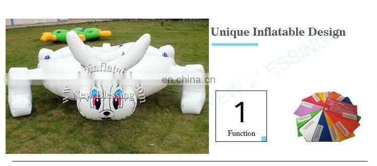 Cute inflatable Hare and Tortoise , inflatable racing sports games, racing game props for land and water game