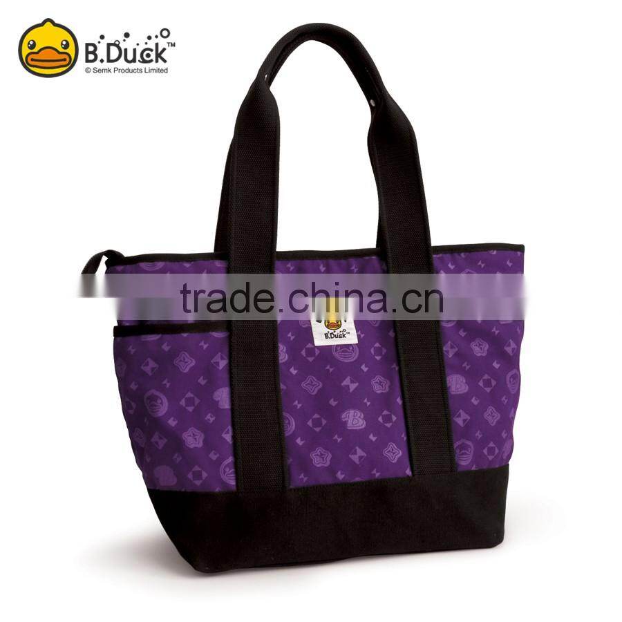 2016 Fashion style women cotton canvas tote bag