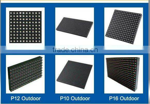 red/ dual color/full color outdoor led display module P10