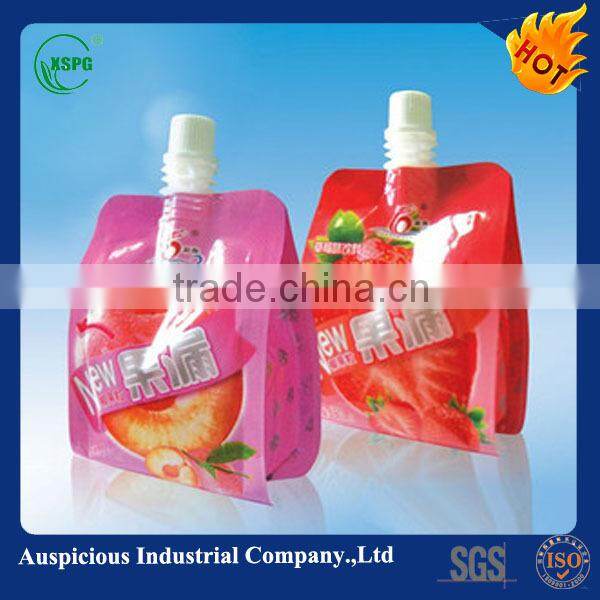 Drink pouch with spout packaging water pouch