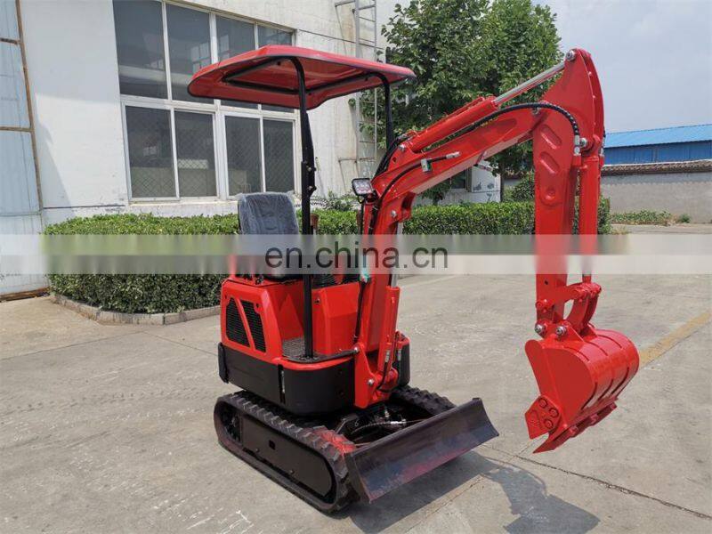 high performance walk behind mini excavator 1 ton for sale with CE 1 year warranty