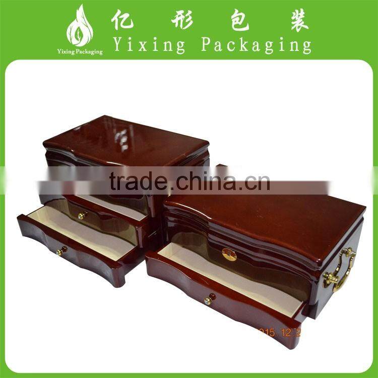 2016Arabic popular large size wooden jewelry case wooden gift box custom wooden jewelry gift box