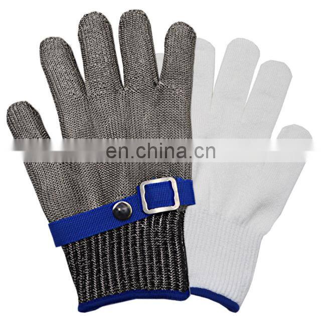 Anti-cut anti-cut gloves stainless steel 5-level anti-cutting wear-resistant slaughter garden hand protection labor protection