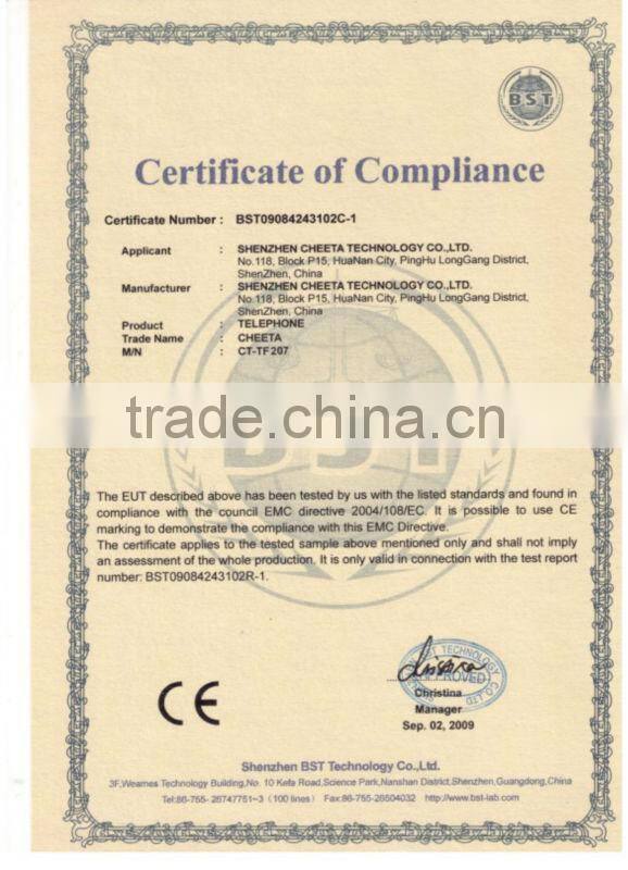 2013 analog designer desk phone