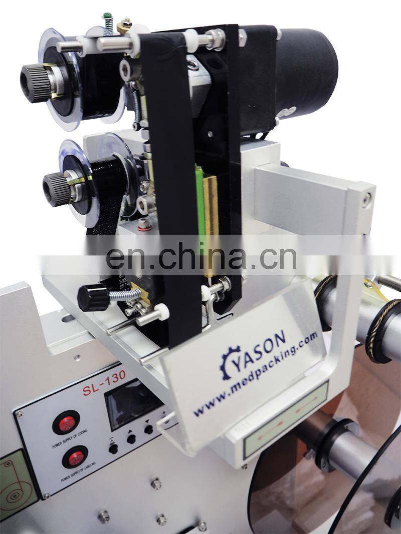 Semi-Automatic Labelling Machine Double Labeller for 2 labels with Printer