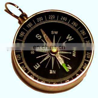 vintage brass compass