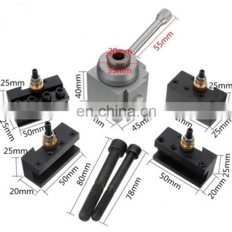 Mini Quick Change Multifix Tool Post Holder Kit for 7 x10 12 14 Engine Lathe