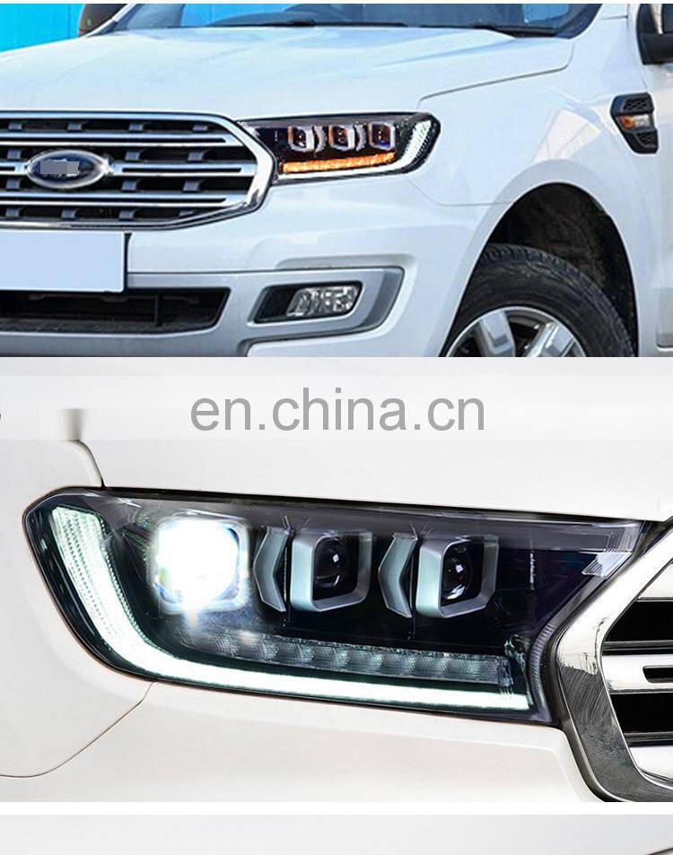 Auto Headlight Body Part Car Led Head Lamp Head Lights For Ranger 2015+