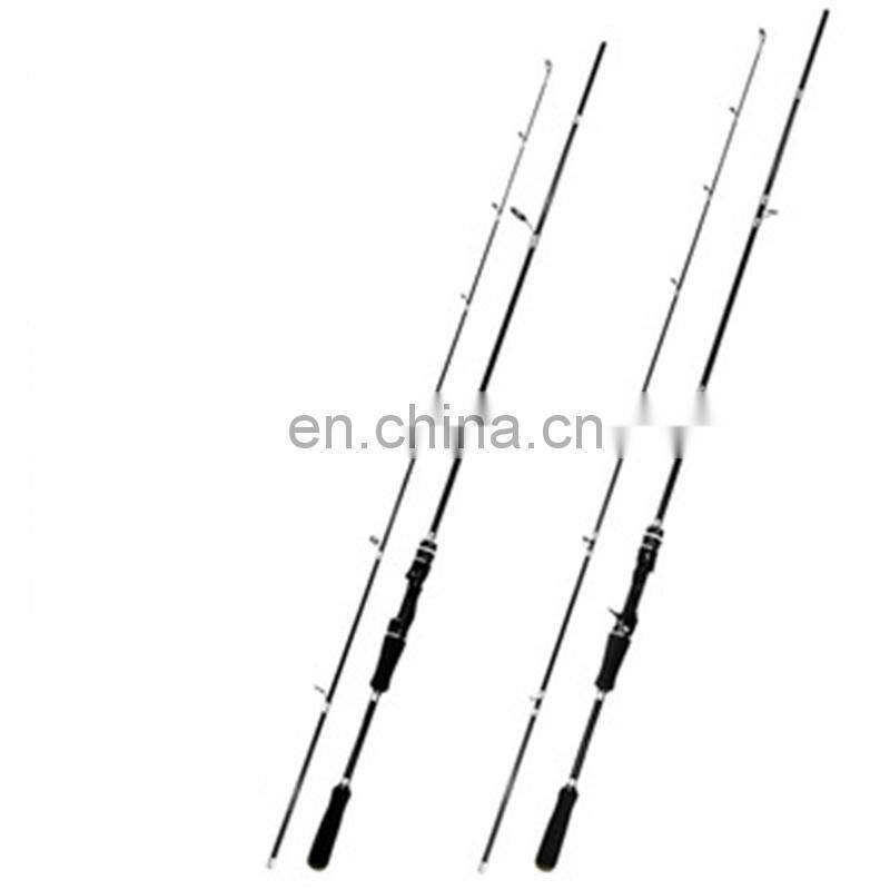 Ultralight 2 Piece  section tips Travel Saltwater Cork Handle Carbon Fiber Fly  fishing stands of rod