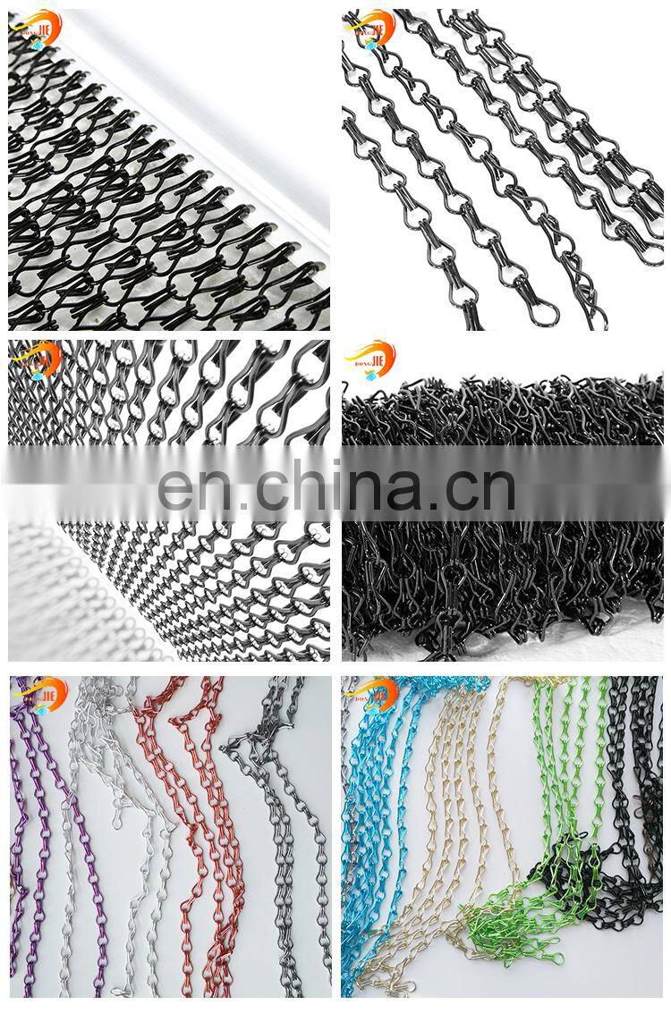high quality flexible space divider aluminum chain link curtain factory