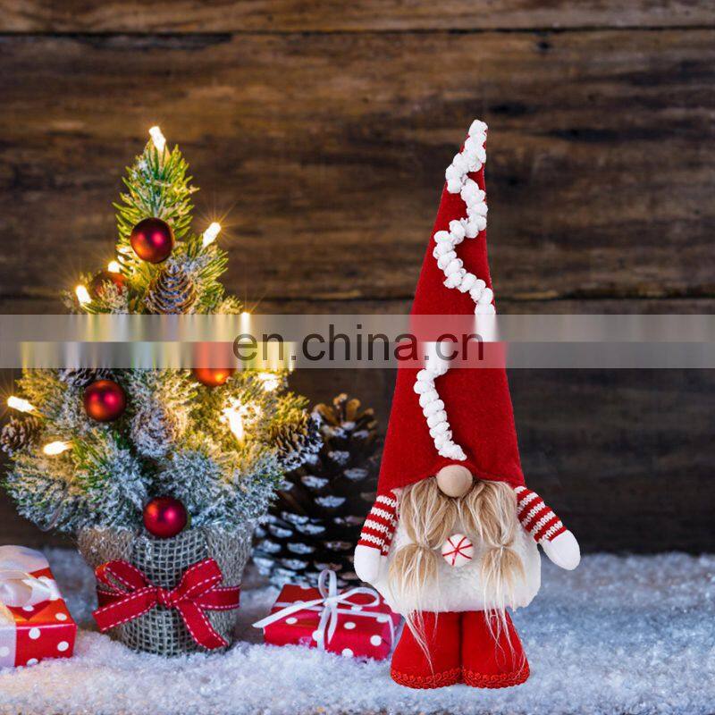 Christmas Faceless Gnome Santa Xmas Tree Hanging Ornament Doll Decoration For Home Pendant Gifts Drop Xmas Ornaments Party