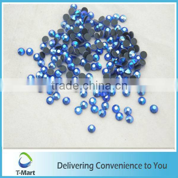 blingbling ab sapphire dmc hot fix rhinestone with all size in bulk