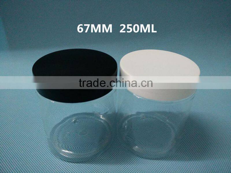 100ml round plastic Cosmetic cream jar with good market