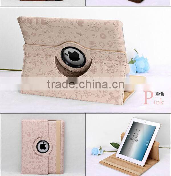High Quality 360 Degree Rotating 7.85 Inch Tablet Case, tablet protective case, tablet leather case