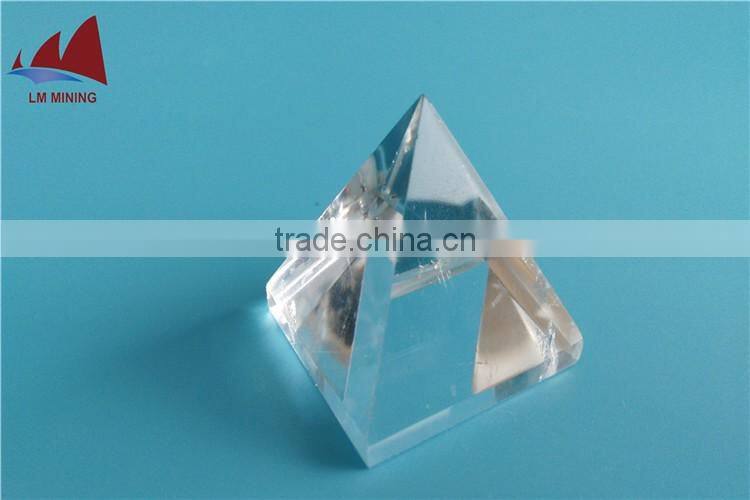 Natural Crystal Quartz Pyramid