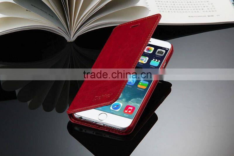 TOMKAS simple mobile phone case pu leather fabric for android mobile phone / case cover for iphone 6s