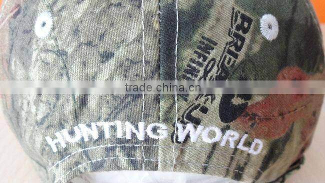 custom camo cap flat bill hat