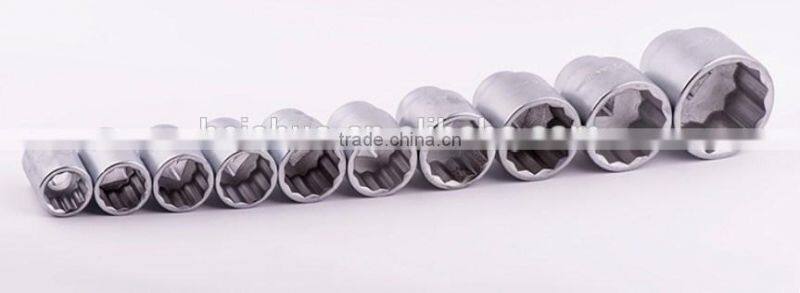 BS-SR3809P12 Dr. 3/8" Drive 12PT chrome vandium scocket set 12 Point socket