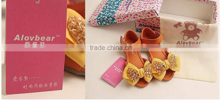 2015 Fashion Princess Shoes Summer Girls Pear Sandals Kids Girls Shoes