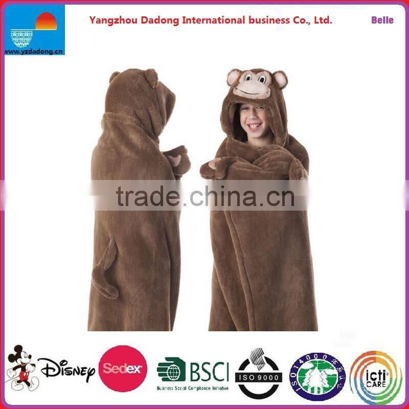 Animal Shaped Baby Kids Plush Fleece Blankets , Plush Blanket For Newborn,Softable Blanket For Baby