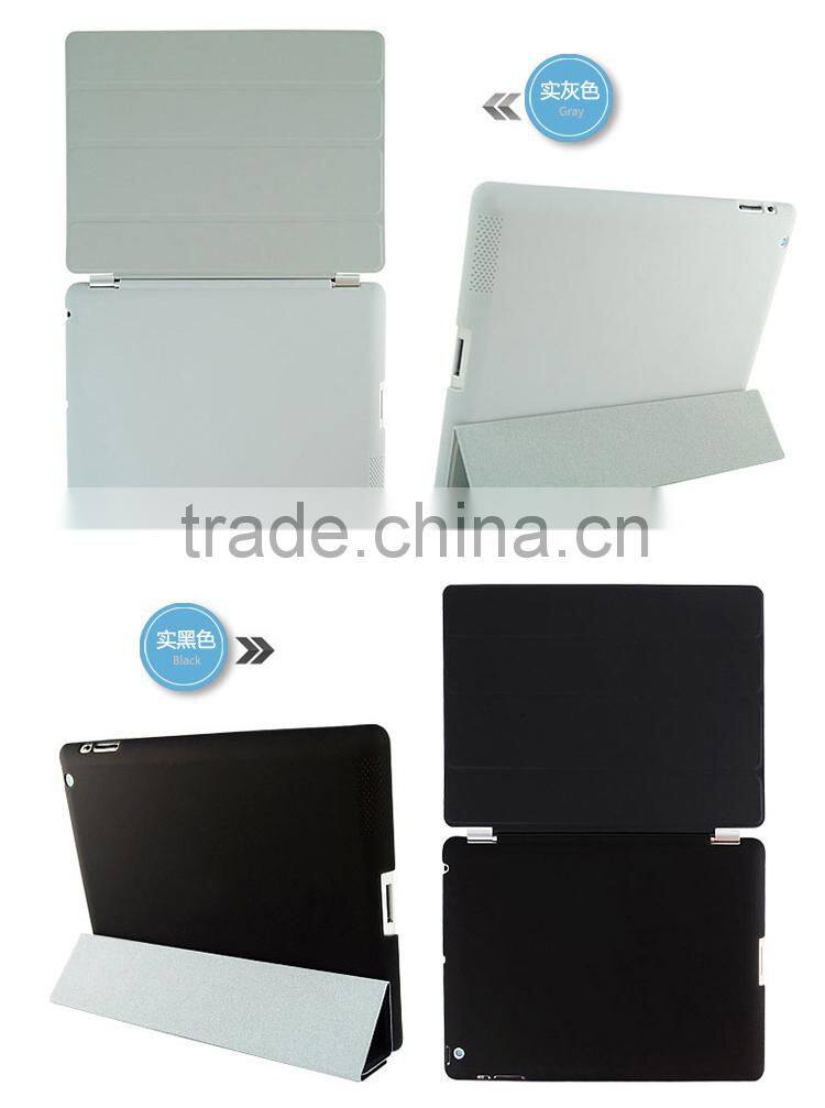 new product Smart cover For iPad 6 leather Stand case