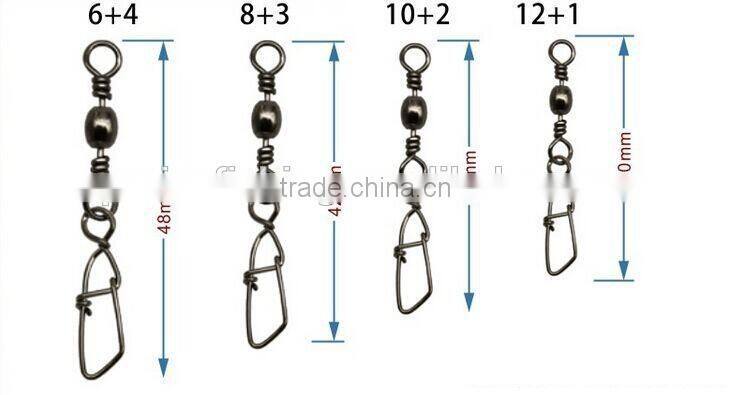 Sea Fishing Tackle Hook Connector Fishing Snap Brass rig Brass Barrel swivel with Germany A Snap