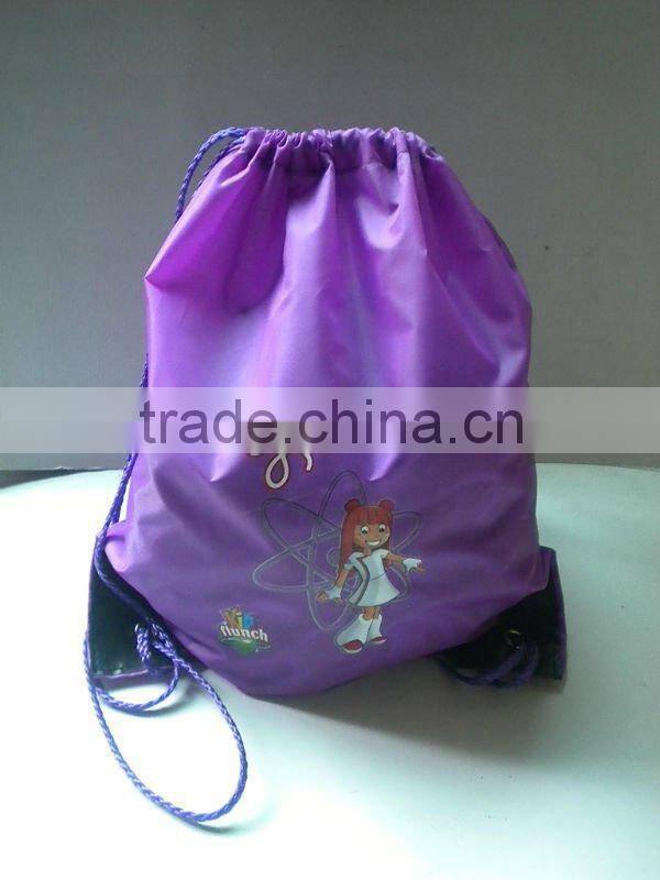 Silk printing promotional backpack bag