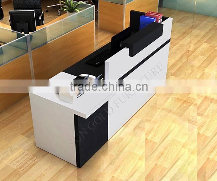 Modern office reception desk /reception table /reception counter design (SZ-RTB028)