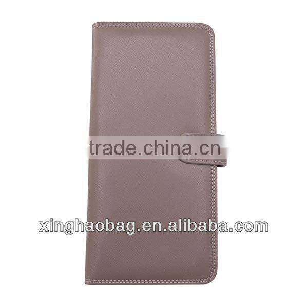 100% genuine leather travel document wallet