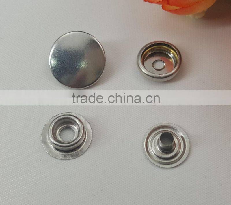 2 Pillar Sedex Audited Factory Cheap Stainless Steel Metal Snap Popper studs button