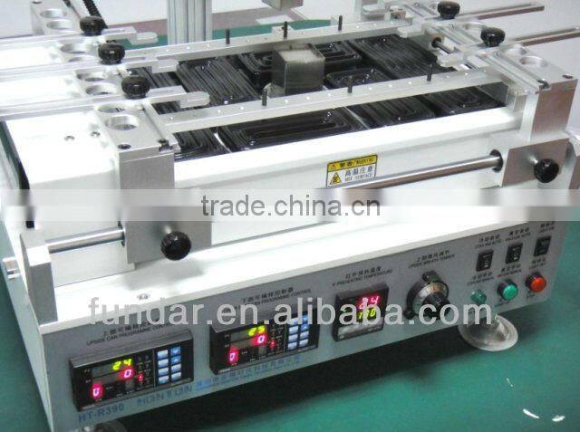 Cost low HT 390 3 temperature zones hot air infrared heating bga rework station for laptop motherboard