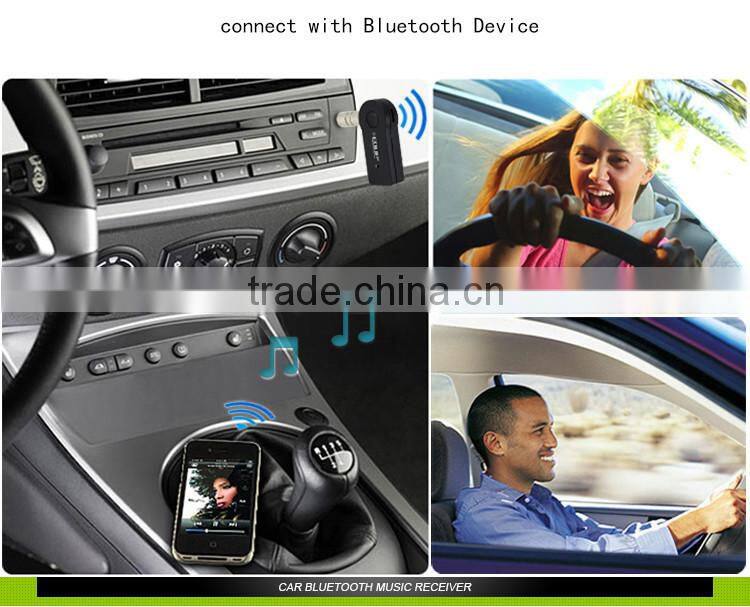 Wireless Audio Bluetooth Music Receiver for Cell phone and computer,3.5mm Audio Cable Bluetooth Music Receiver