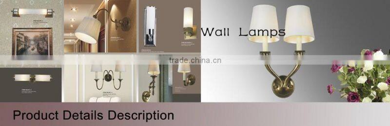 brass crystal wall lamp for living room/hotel WL51281-2