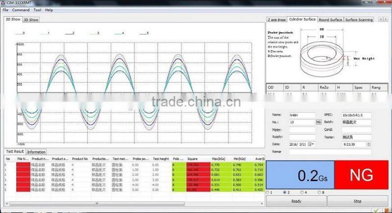 LINKJOIN CIM-3115 Magnet Analyzer magnetic field tracer magnetic field strength of surface magnets trade assurance supplier