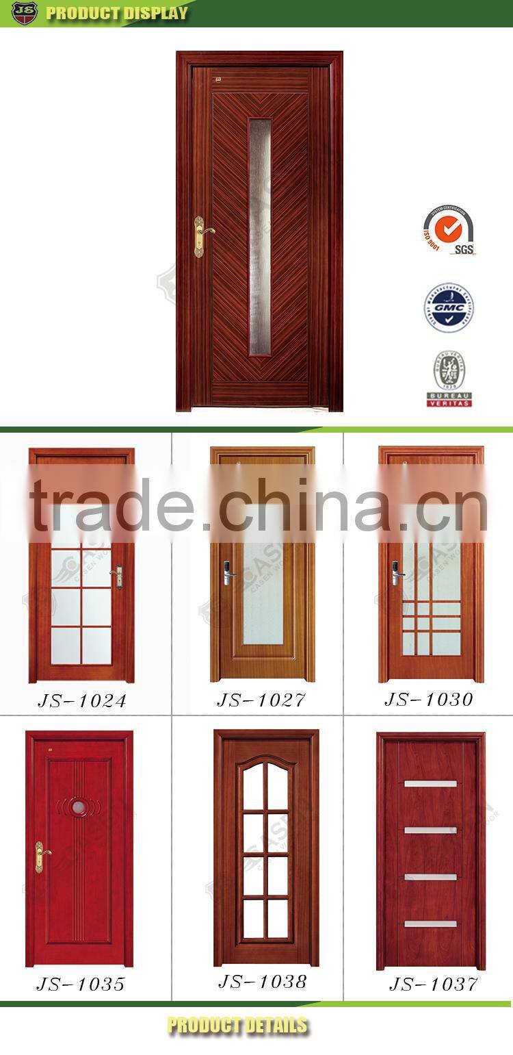 Top fashion new design entranc glass door house doors in guangzhou with good price