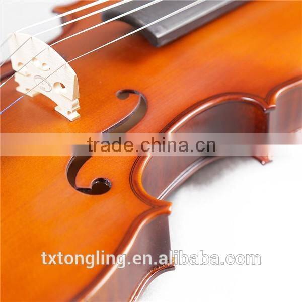 Universal Flamed With Ebony Accessories Violin Making 4/4 Size TL001-2