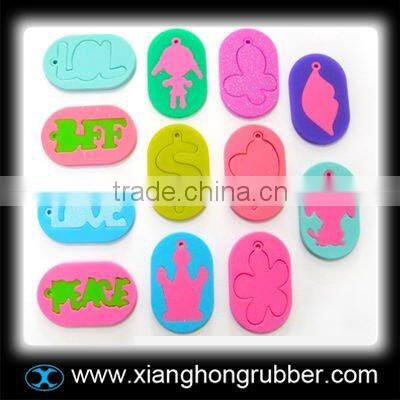Fancy colorful silicone earring