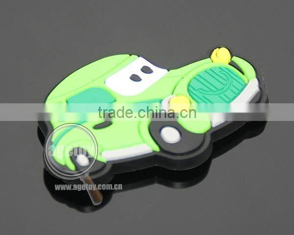 Promotional Soft Rubber Injection Molding Cute Cartoon Car Shaped Animation PVC Fridge Magnet