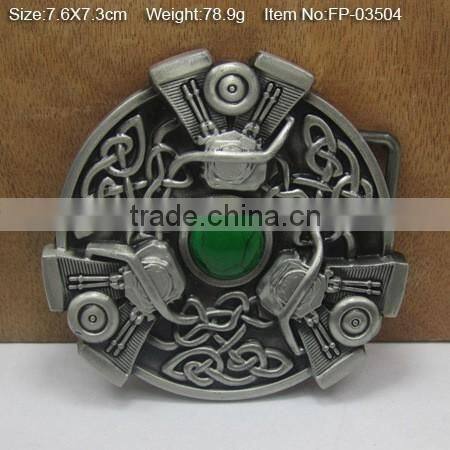 Cross belt buckle with Rhinestones zinc plate Sheet Stamping Steel adjustable Quick Connect Buckle