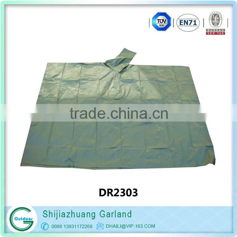 hot sale high quality long adult rain poncho costume
