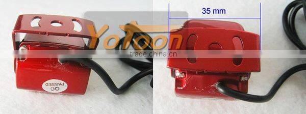 NEW Car rear view 170 angle camera guard line CCD effect(red)