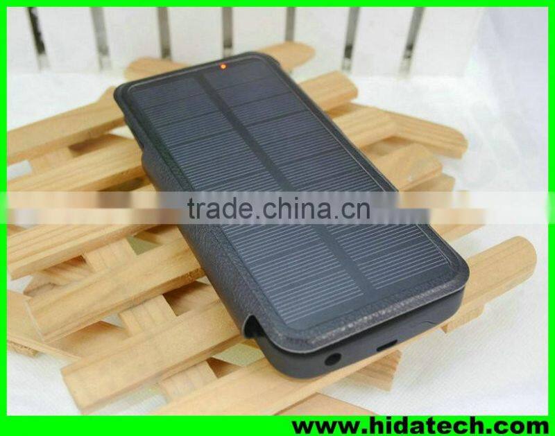 Wholesale 4200mah solar mobile charger cover case for samsung galaxy s6 power bank case