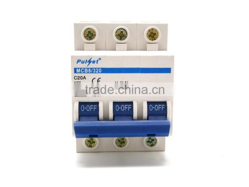 DZ47-100 Series Miniature Circuit breaker electric 3 pole mcb